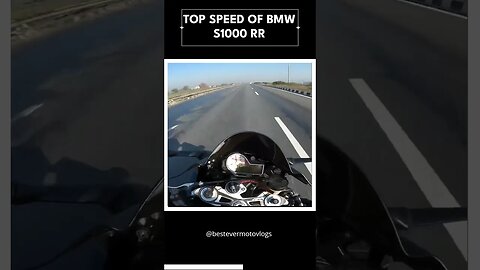 Top Speed Of BMW S1000RR ??