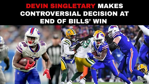 Devin Singletary makes controversial decision at end of Bills’ win