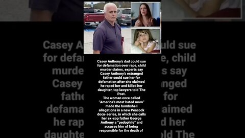 Casey Anthony’s dad could sue for defamation over rape, child murder claims, experts #shorts #news