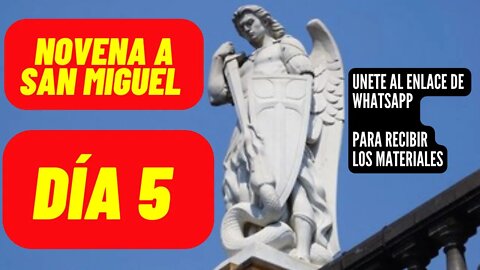 NOVENA A SAN MIGUEL ARCANGEL QUINTO DÍA, DÍA 5, PRÍNCIPE DE LAS MILICIAS CELESTIALES #Dia5 #Miguel