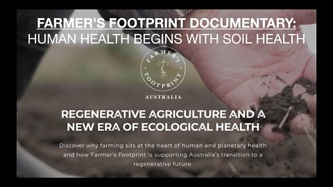FARMER'S FOOTPRINT: REGENERATION - THE BEGINNING