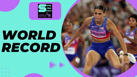 Sydney McLaughlin-Levrone wins Olympic gold with record run #athletics #Olympics #Paris2024