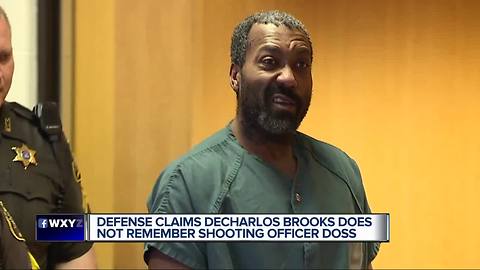 Defense claims suspect in Officer Doss killing doesn't remember shooting