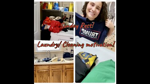 *NEW* Sunday Rest | CLEANING MOTIVATION | CLEAN AND LAUNDRY