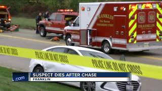 Man pulled from pond dies following police chase in Milwaukee County