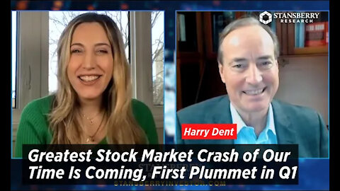 Harry Dent: Greatest Stock Market Crash of Our Time is Coming, First Plummet in Q1
