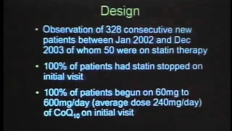 Peter Langsjoen, MD discusses the clinical implications of Coenzyme Q10 IAOMT 2007 L.V.