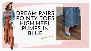 Dream Pairs pointy toes high heel pumps review