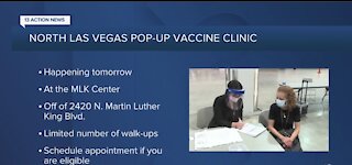 Pop-up COVID-19 vaccine clinic in North Las Vegas