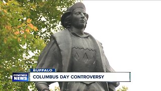 Protest held in Columbus Park amid annual Columbus Day controversy