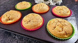 No flour! Easy Apple Cinnamon Oatmeal Muffins. Tasty diet muffins for breakfast!❤️