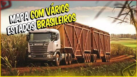 SAIU NOVO MAPA BRASILEIRO ATUALIZADO PARA EURO TRUCK SIMULATOR 2 1.46