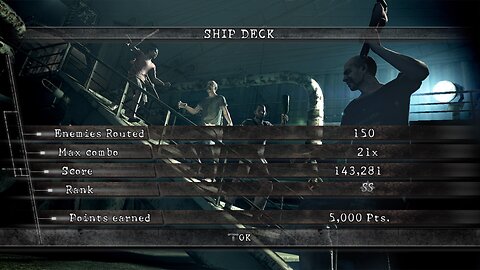 PS4 Resident Evil 5 Mercenaries United Solo Shipdeck Sheva Business 150 kills