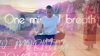 NEW morning breathwork routine | 13 Min Alt Nasal breathing | Urban Meditation | One mindful breath