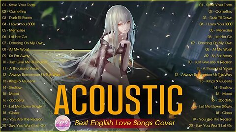 Chill English Acoustic Love Songs Cover Playlist 2023 ❤️ Soft Acoustic Cover Of Popular Love Songs 7