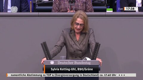 Sylvia Kotting Uhl Die Grünen Energieversorgung in D sichern