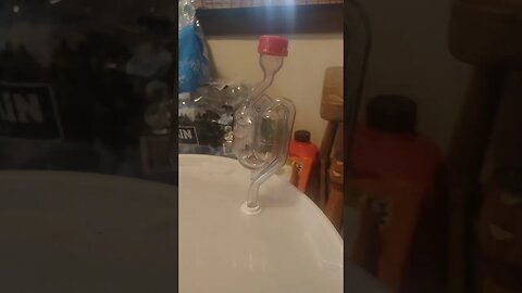 wine bubbler like a steam locomotive