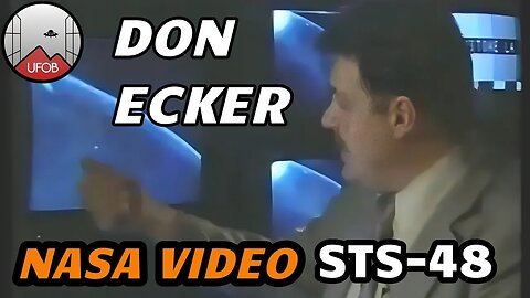 1991 🇺🇸 UFO case: Don Ecker presents NASA video from Space Shuttle STS-48.