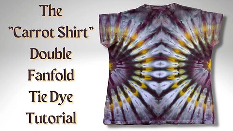 Tie-Dye Designs: Fantastic Incline Double Fanfold | The Carrot Shirt
