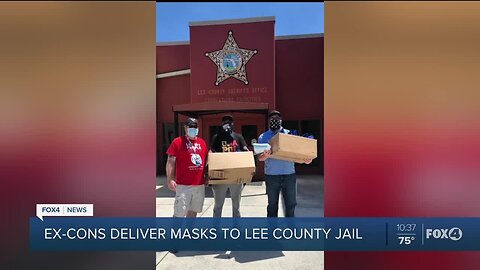 Ex-cons deliver masks to Lee County Jail