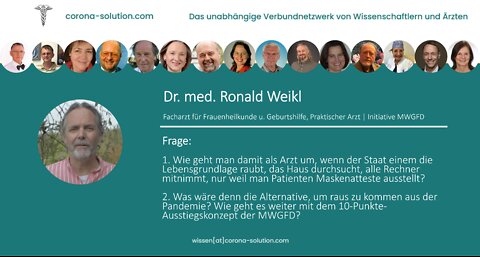 Corona-Solution im Interview mit Dr. med. Ronald Weikl am 04.03.2022