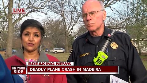 Coroner, fire chief discuss Madeira plane crash