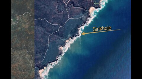 Sinkhole Shipwreck Creek 26 September 2022 4k drone