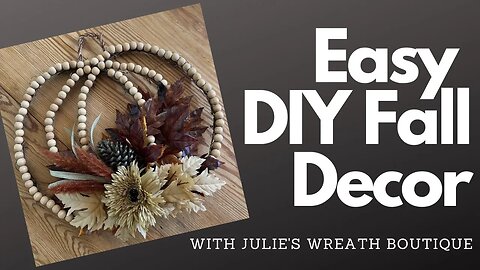 How to Make a Pumpkin Wreath | Fall Trends | Fall Wreath | How to Decorate for Fall | DIY Pumpkin