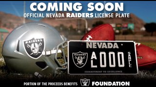 The Raiders are coming! But the license plate will get here first