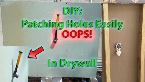 DIY: Patching Holes Easily in Drywall