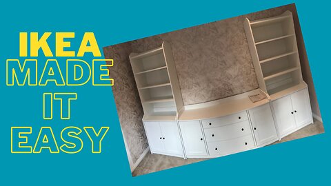 Assembling IKEA HAUGA storage combination - Flatpack furniture assembly