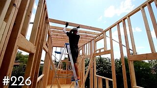 THE TINY HOUSE ROOF JOISTS ARE COMPLETE!