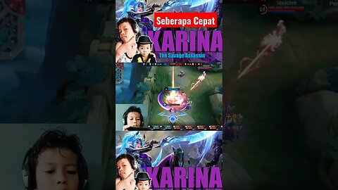 Seberapa cepat Karina ?? #razimaruyama #mobilelegend #savage #karina