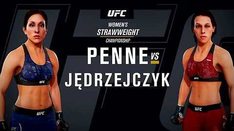 EA Sports UFC 3 Gameplay Joanna Jędrzejczyk vs Jessica Penne