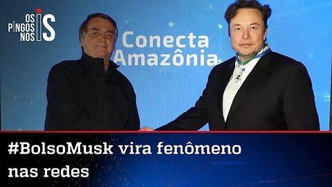 Bolsonaro diz que Elon Musk é o "mito da liberdade" e fala em "esperança" na compra do Twitter