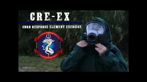 U.S. Marine Corps CBRN Defense Specialists Conduct a Training Exercise