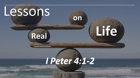 Lessons on Real Life, The Conflict within, Pastor Austin McKelroy, 04-07-2024