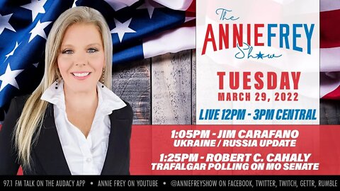 Biden double down and MO Senate Primary Polling • Annie Frey Show 3/29/22