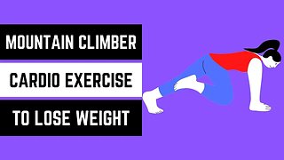 Mountain Climber Cardio Exercise to Lose Weight