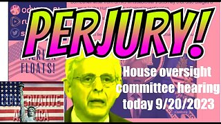 MASSIE SAYS GARLAND MAY HAVE PERJURED HIMSELF IN HIS REPONSE TO JAN. 6 ASSET QUESTION!!!!!