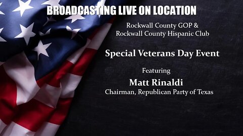 107: GOP Veterans Day Event