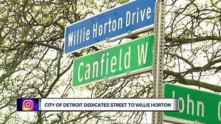 Willie Horton honored with street name in Detroit, Red Wings surprise DPS students with bikes