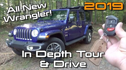 2019 Jeep Wrangler Unlimited Sahara: Start Up, Test Drive & In Depth Tour
