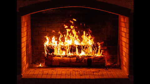 Burning Fireplace 2 Hrs Long with Crackling Fire Sounds (Full HD)