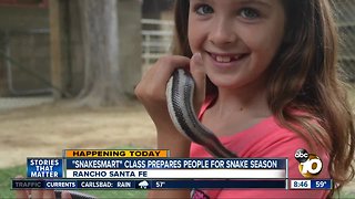 "snakesmart" class prepares people for snake season
