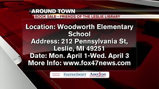 Around Town 3/29/19: Book Sale - Friends of the Leslie Library