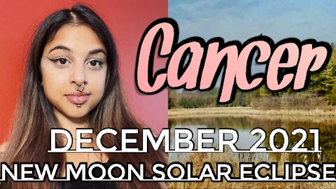 Cancer December 3-4 2021| Think Outside The Box For A Solution- New Moon Solar Eclipse Tarot Reading