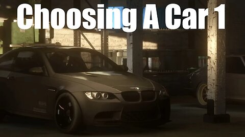 NEED FOR SPEED THE RUN Choosing A Car 1 (BMW)