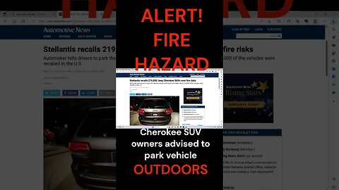 Recall Alert! FIRE HAZARD