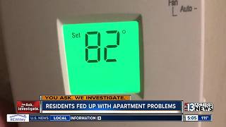Residents complain of several problems at apartment complex near strip